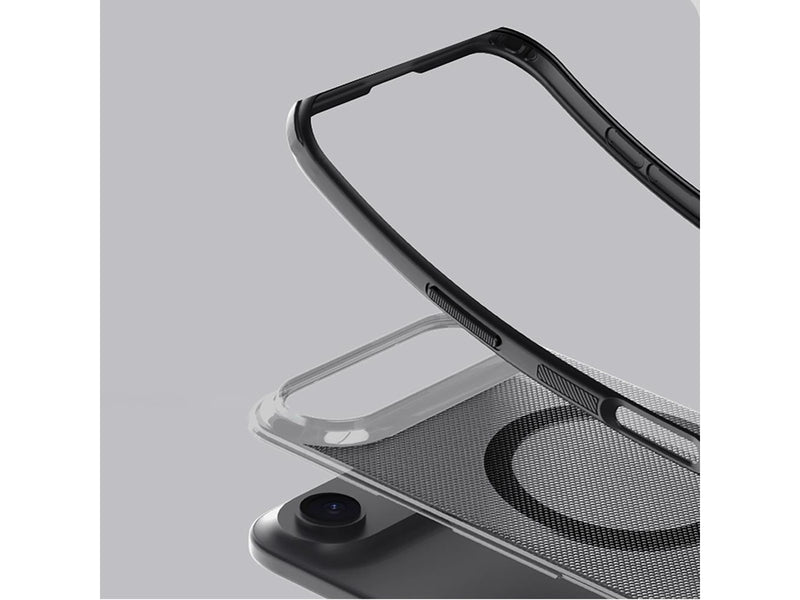 Nillkin Super Frosted Shield Pro MagSafe Compatible Case for iPhone 17 Air - Clear Black