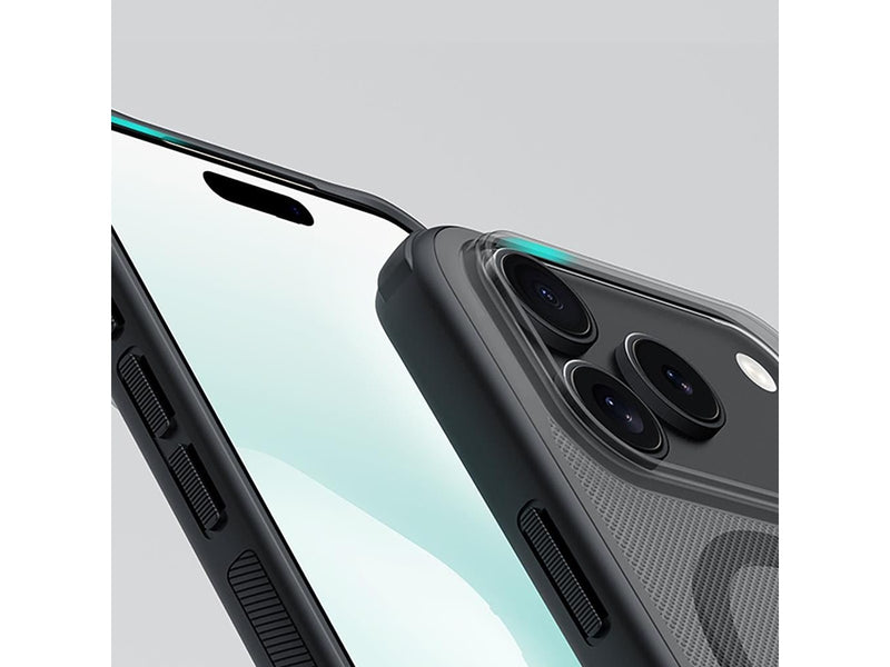 Nillkin Super Frosted Shield Pro MagSafe Compatible Case for iPhone 17 Pro - Clear Black