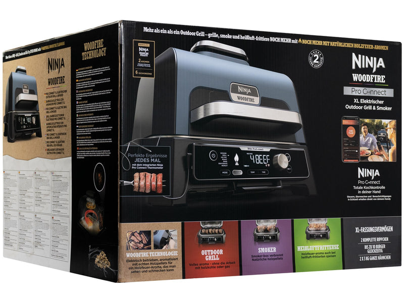Ninja Woodfire Pro Connect XL Electric BBQ Grill & Smoker