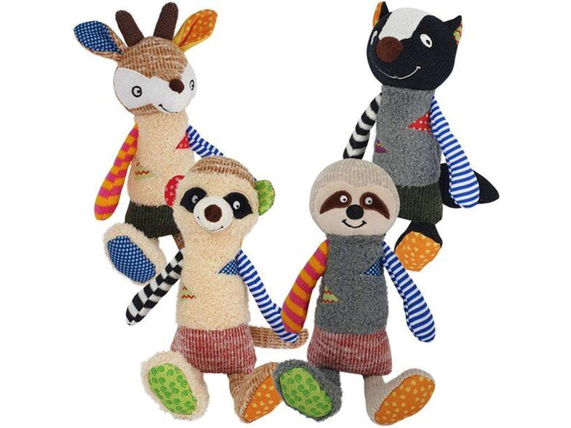 Nobby Display 12 stk – Plys dyr Patchwork