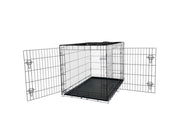 Nobby Foldbart metal transportbur til bil S Sort