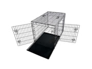 Nobby Foldbart metal transportbur til bil XL Sort