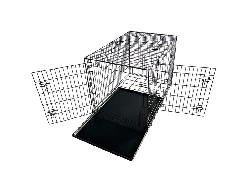 Nobby Foldbart metal transportbur til bil XL Sort