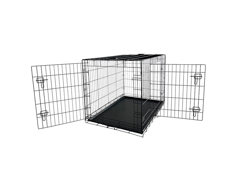 Nobby Foldbart metal transportbur til bil XL Sort
