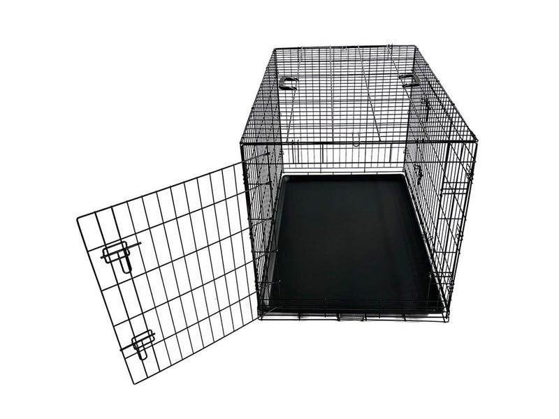 Nobby Foldbart metal transportbur til bil XXL Sort