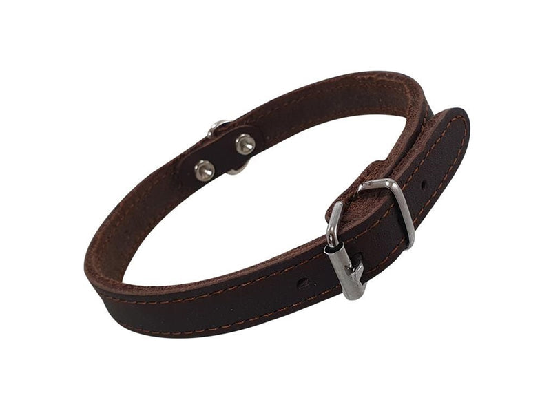 Nobby Halsbånd TABIL 35 cm (26-31 cm) 14 mm Brun