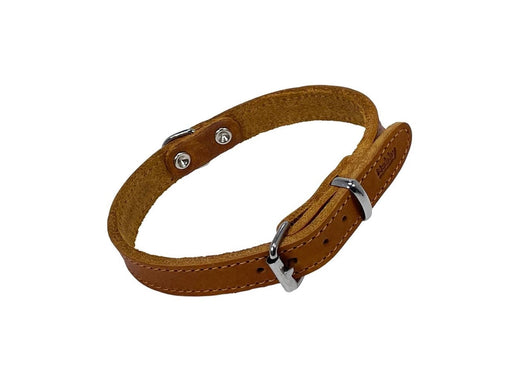 Nobby Halsbånd TABIL 40 cm (31-36 cm) 16 mm Cognac