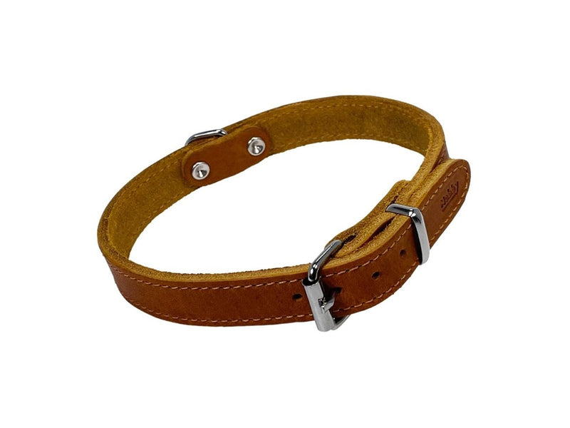 Nobby Halsbånd TABIL 45 cm (35-40 cm) 18 mm Cognac