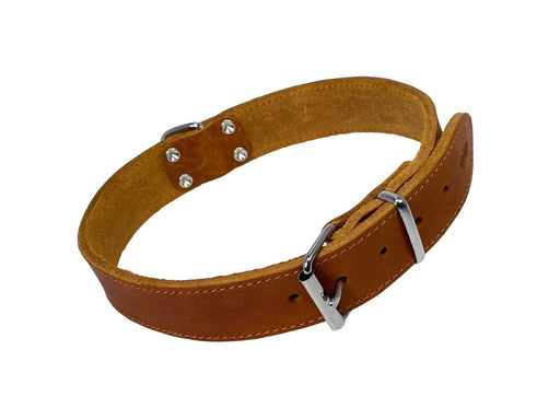 Nobby Halsbånd TABIL 60 cm (47-54 cm) 30 mm Cognac