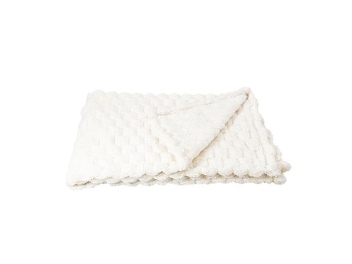 Nobby Plaid DIAMOND Classic 75 x 100 cm Creme