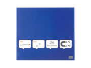 Nobo Diamond Glas - blaue magnetische Glastafel, Einzelhandelspackung Diamond Glas - blaue magnetische Glastafel, Einzelhandelspackung