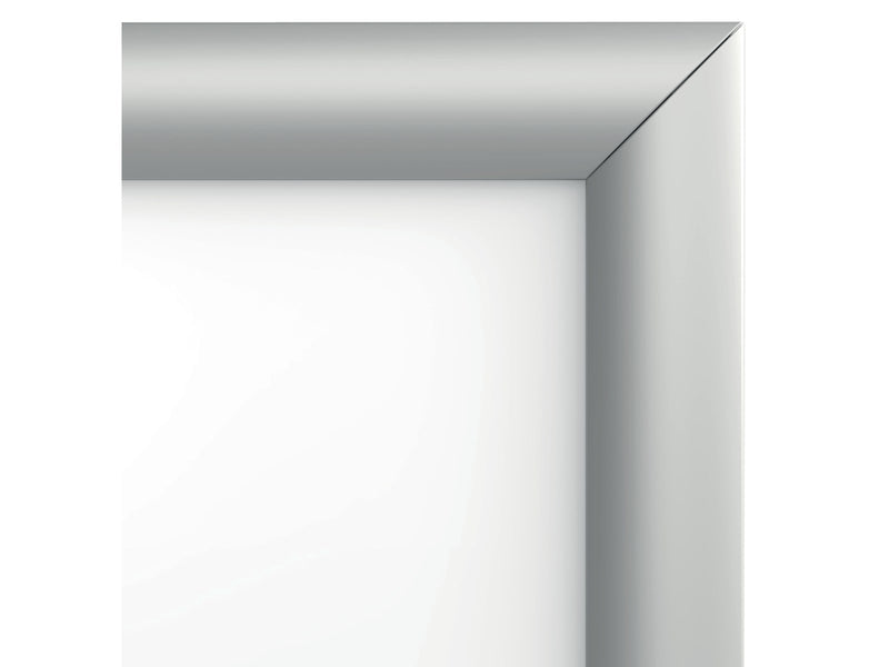 Nobo Essence A3 Posterrahmen, 25 mm Aluminium Klemmprofil auf Gehrung geschnitten