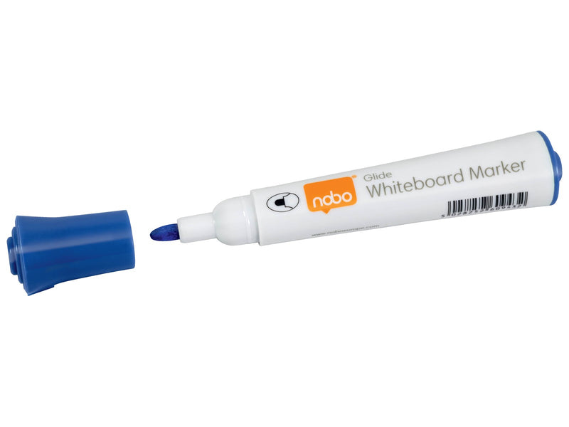 Nobo  Glide Boardmarker, Rundspitze, 10 Stück Blau