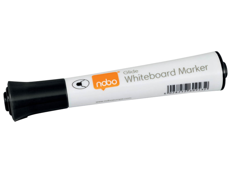 Nobo  Glide Boardmarker, Rundspitze, 10 Stück Schwarz