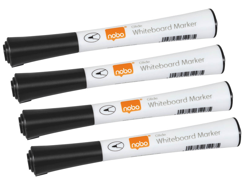 Nobo Glide Boardmarker, fein, 4 Stück