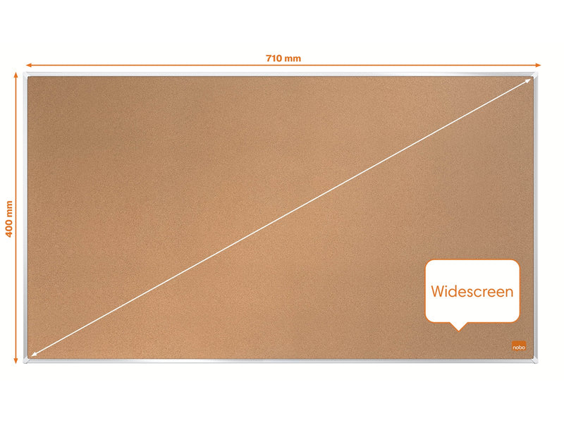 Nobo Impression Pro Kork-Notiztafel Widescreen 32"