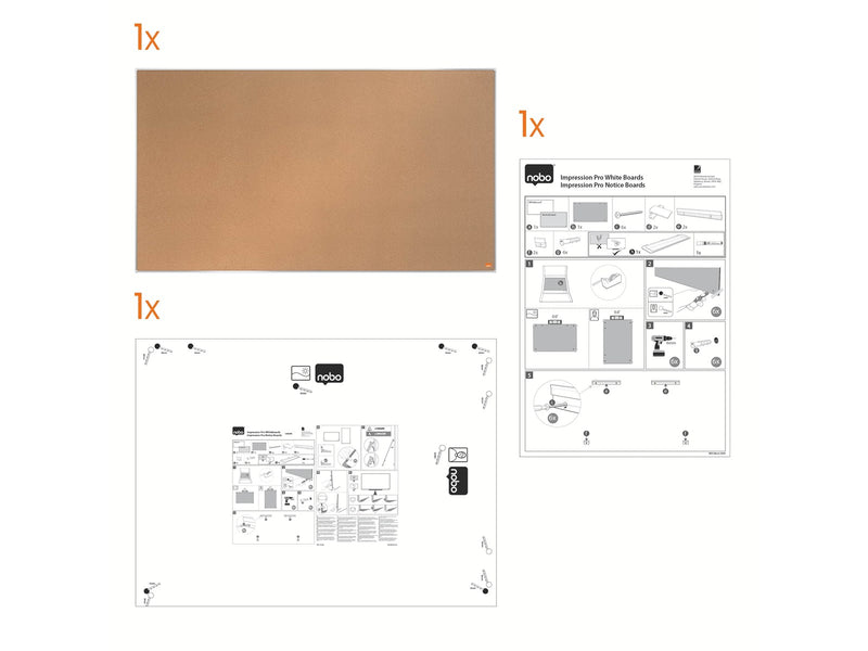 Nobo Impression Pro Kork-Notiztafel Widescreen 40"