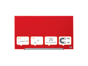 Nobo  Impression Pro Whiteboard Glas Widescreen 31" Rot