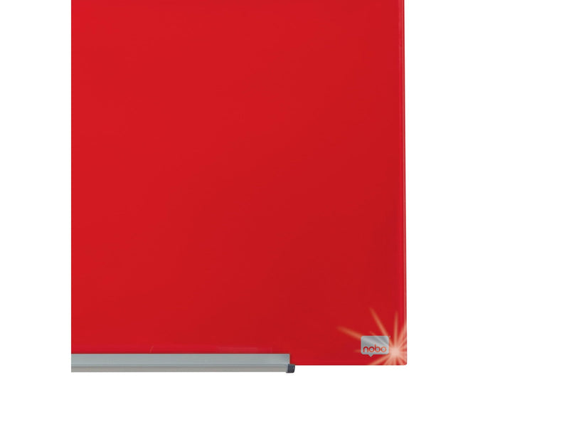 Nobo  Impression Pro Whiteboard Glas Widescreen 31" Rot