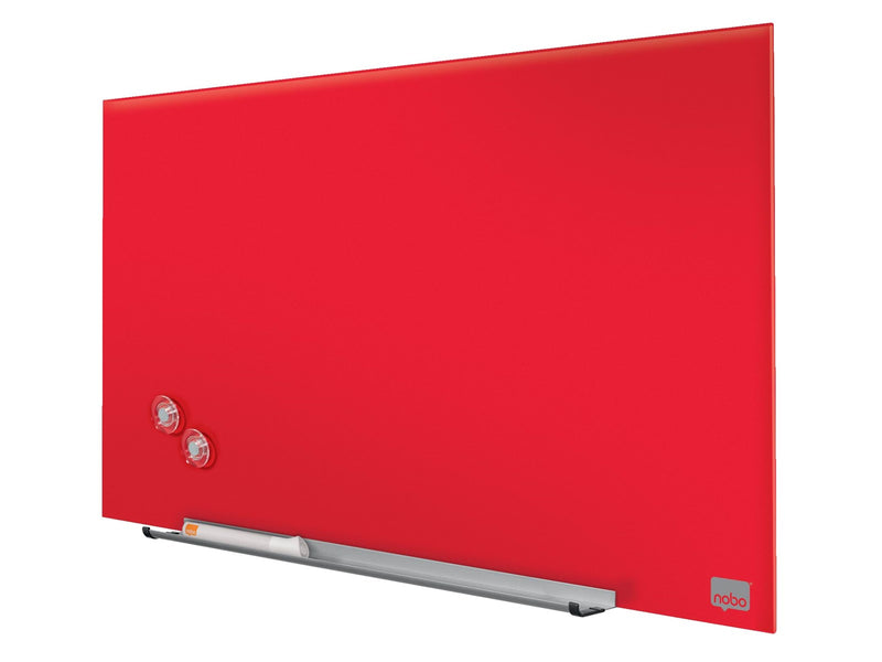 Nobo  Impression Pro Whiteboard Glas Widescreen 31" Rot