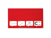Nobo  Impression Pro Whiteboard Glas Widescreen 45" Rot