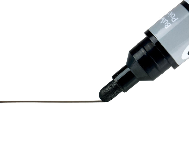 Nobo  Liquid Ink Boardmarker, trocken abwischbar, 10 Stück Schwarz