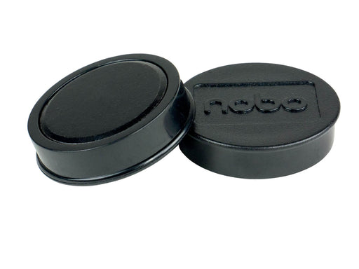 Nobo  Magnete, 38 mm, extra stark, 10 Stück, farbig sortiert Schwarz