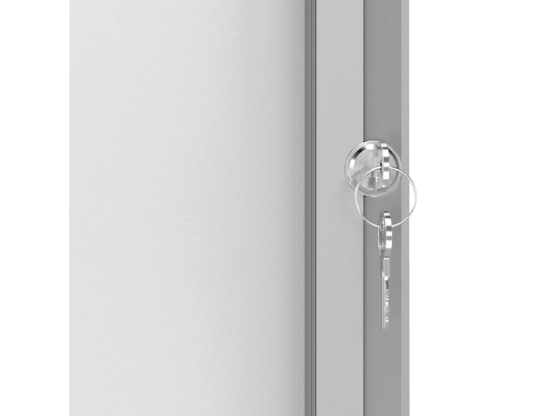 Nobo Premium Plus Schaukasten für den Innenbereich 6 x A4, magnetisch, Klapptür