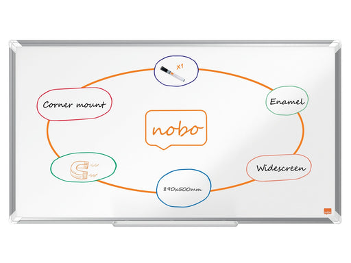 Nobo Premium Plus Whiteboard Emaille Widescreen 40"