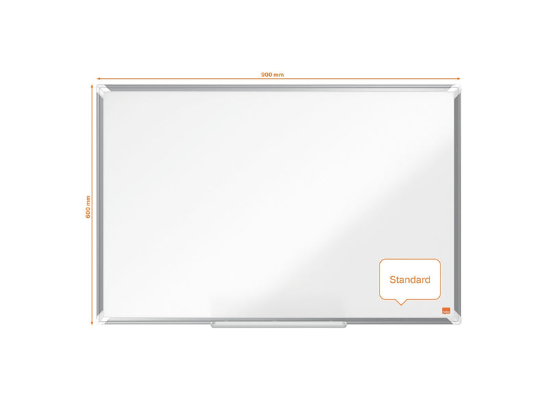 Nobo Premium Plus Whiteboard Stahl 90 x 60 cm