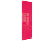 Nobo  Schmales Glas Whiteboard 30 x 90 cm Rot