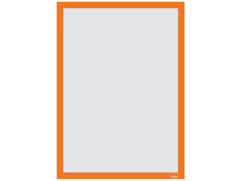 Nobo  Self-adhesive Magnetic Poster Frame A3 Orange
