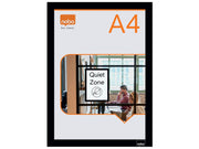 Nobo  Self-adhesive Magnetic Poster Frame A4 Black