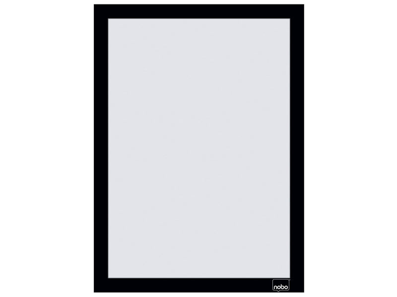 Nobo  Self-adhesive Magnetic Poster Frame A4 Black