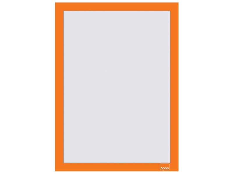 Nobo  Self-adhesive Magnetic Poster Frame A4 Orange