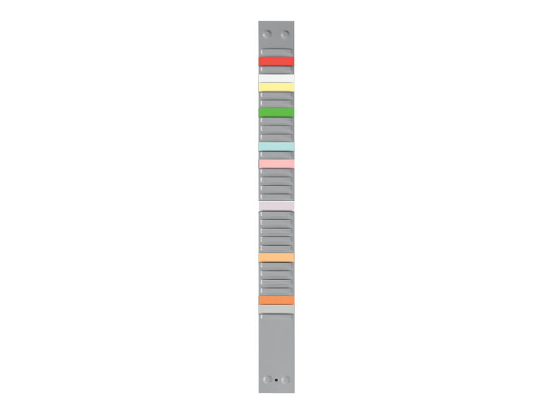 Nobo card planner panel - 32 slots - grey
