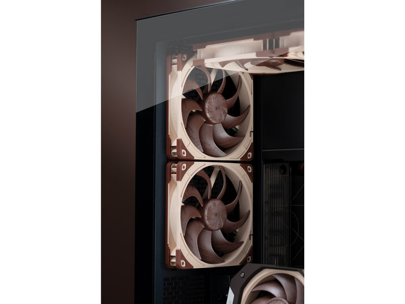 Noctua NF-A14x25 G2 PWM Sx2-PP (2-pack) - Gehäuselüfter - 140mm - Braun - 25 dBA