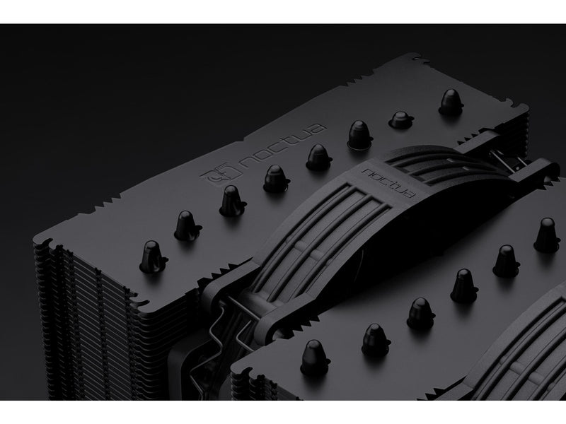 Noctua NF-A14x25r G2 PWM Sx2-PP chromax.black - Gehäuselüfter - 120mm - Schwarz