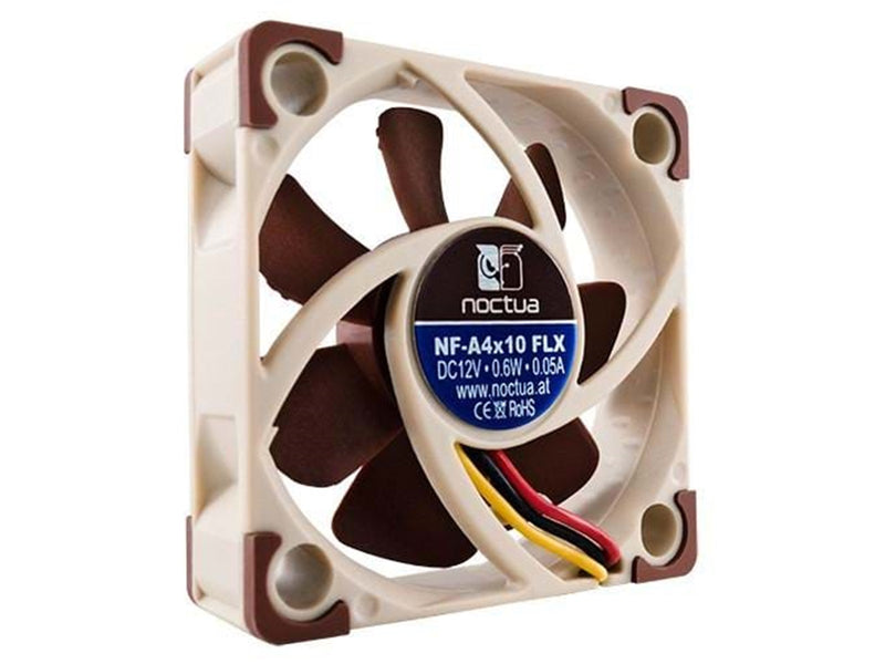 Noctua NF-A4x10 FLX - Gehäuselüfter - 40mm - Braun - 17 dBA