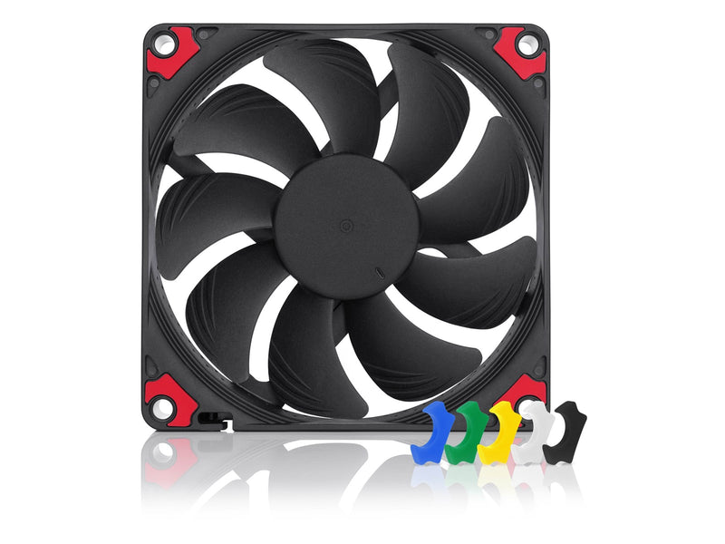 Noctua NF-A9x14 HS-PWM chromax.black.swap - Gehäuselüfter - 92mm - Schwarz - 19 dBA