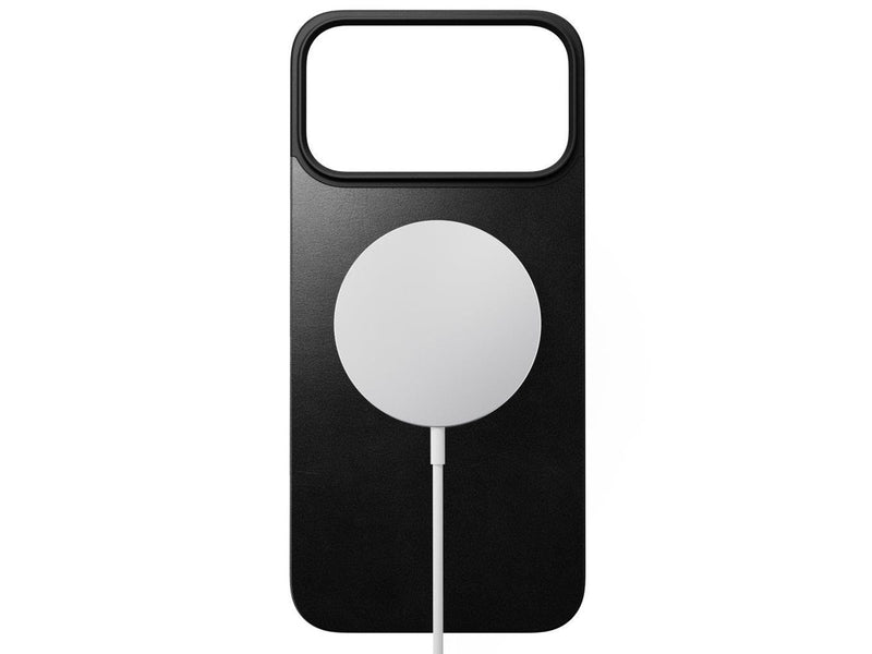 Nomad - Magnetic Leather Back - iPhone 17 Pro Max | Black | Horween | MagSafe