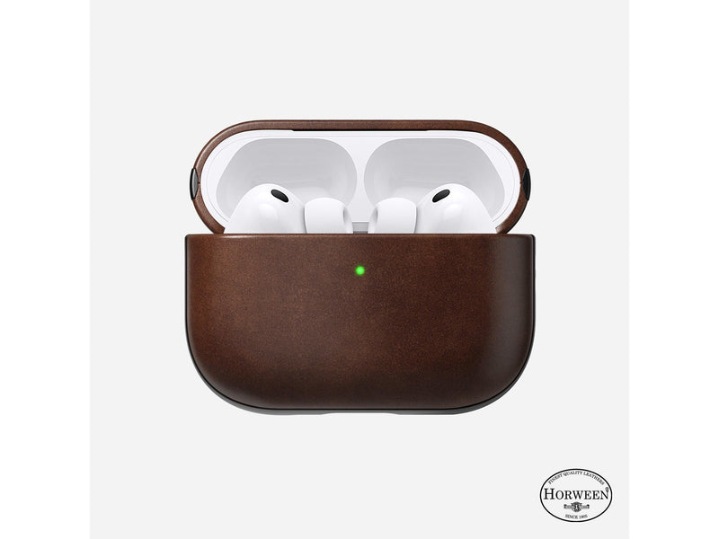 Nomad - Modern Leather Case - Airpods Pro 3 | Rustic Brown | Horween
