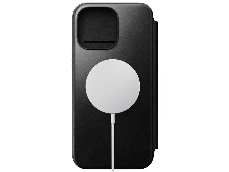 Nomad Modern Leather Folio - iPhone 15 Pro Max | Black | Horween