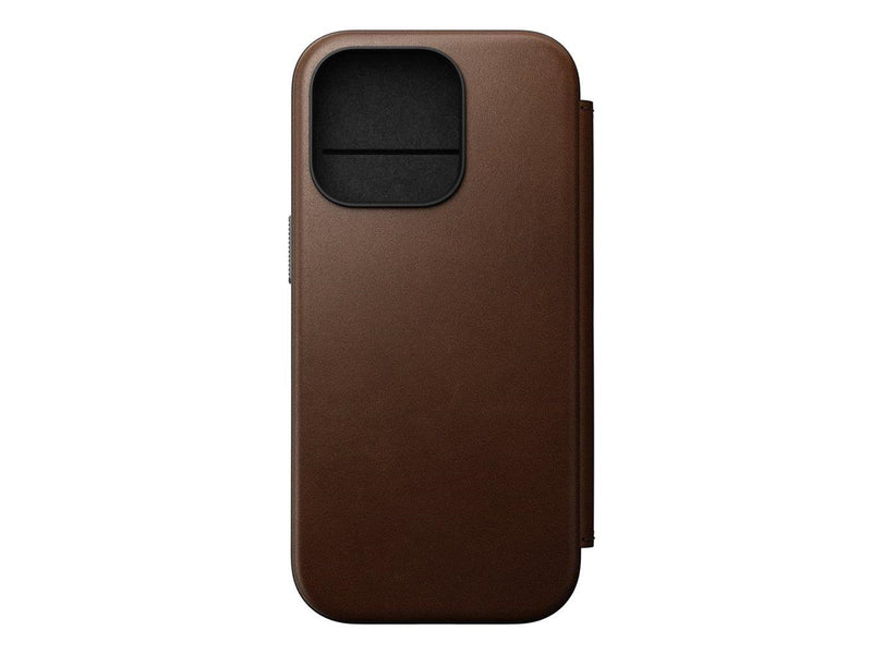 Nomad Modern Leather Folio - iPhone 16 Pro | Brown |  Leather