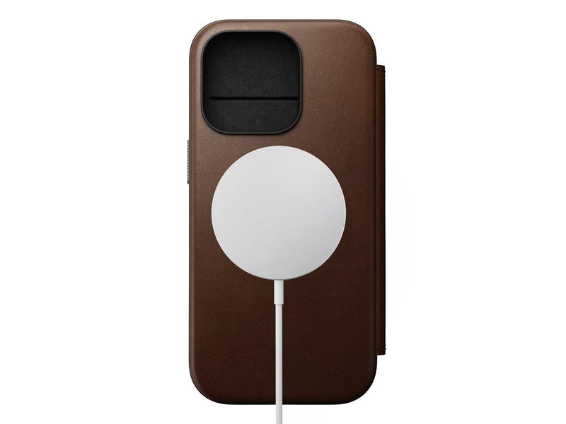 Nomad Modern Leather Folio - iPhone 16 Pro | Brown |  Leather