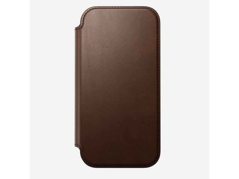 Nomad - Modern Leather Folio - iPhone 17 | Brown |  Leather
