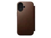 Nomad - Modern Leather Folio - iPhone 17 | Brown |  Leather