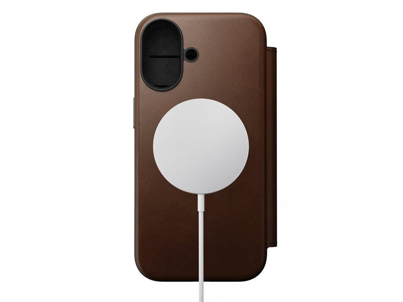 Nomad - Modern Leather Folio - iPhone 17 | Brown |  Leather