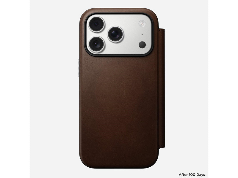Nomad - Modern Leather Folio - iPhone 17 Pro | Brown |  Leather