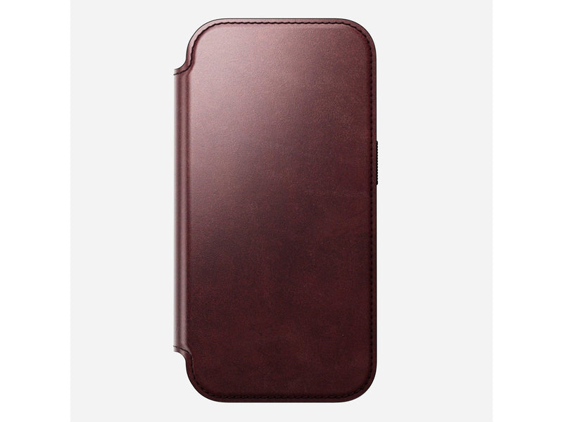 Nomad - Modern Leather Folio - iPhone 17 Pro | Burgundy | Horween